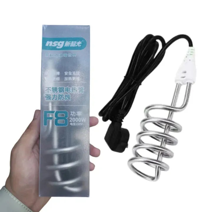 Electric Water Rod Heater Immersion Heater Fast Heating 1000W to 2000W