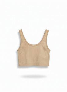 Beauty Fit Teen Girls Sports, Training, Running & Yoga Seamless Tank Top Soft Smooth Biddi Bra Free Size