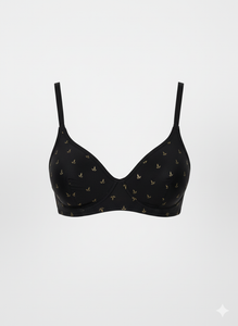 Soft Cotton jercy Printed Bras for Women, Multi-Color, 03 Hooks