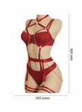Feel Confident With This Beautiful & Luxurious Front Zip Lingerie Set