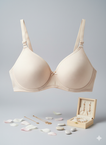 Single Paded Comfort Bra For All girls Imported Push Up Bra for Girls Multicolor Padded Stylish Soft Bra for Women Single padded bra for Ladies Four Season Bra