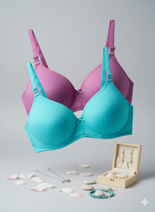 Single Paded Comfort Bra For All girls Imported Push Up Bra for Girls Multicolor Padded Stylish Soft Bra for Women Single padded bra for Ladies Four Season Bra