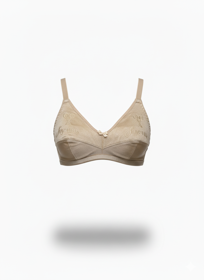 pack of 4 non padded jercy bra ladies brazer all size bra for girls and women soft and printed disign bra