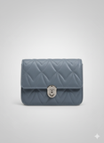 Slate Elegance Quilted Mini Crossbody