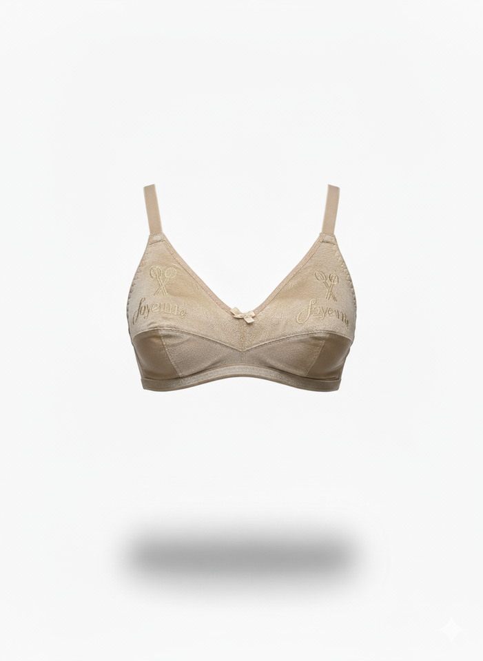 pack of 4 non padded jercy bra ladies brazer all size bra for girls and women soft and printed disign bra