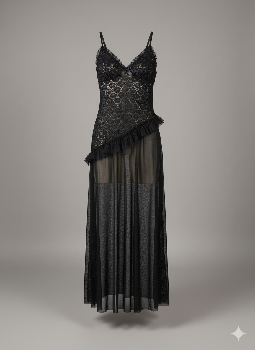 Net Gown with panty Night dress nightwear new nighty sleepwear western