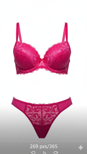 Lace Bridal Padded Bra Set | Elegant • Supportive • Perfect for Brides