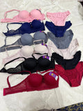 New Design Lace Bra & Panty Set – Padded• Wire Support • Net Style