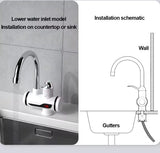Instant Electric Faucet Water Heater | Fast Heating Tap 3000W